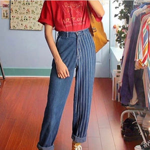MEGAN high waist denim pants