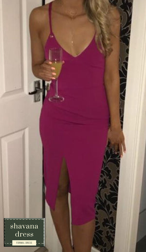 Pink bodycon dress