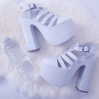 CHAELANY strap high heels