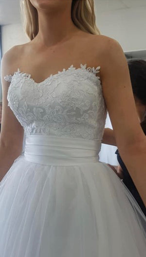 JANNIE off shoulder wedding dress