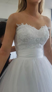 JANNIE off shoulder wedding dress
