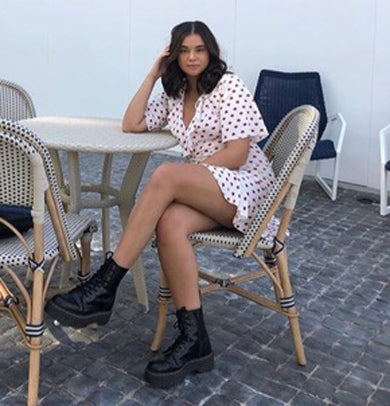 WILMA polka dot dress
