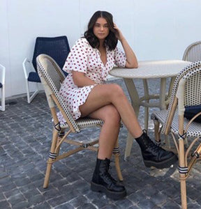 WILMA polka dot dress