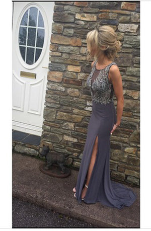 JUANA split prom dress