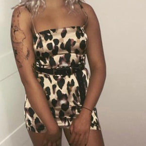 JESSIE leopard short dress
