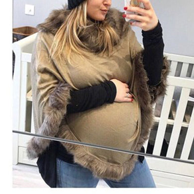 cute fur poncho