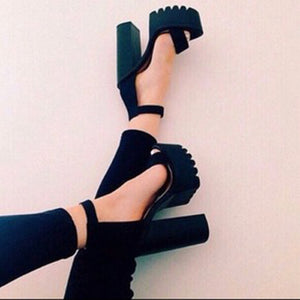 Rubber Heels Sandals
