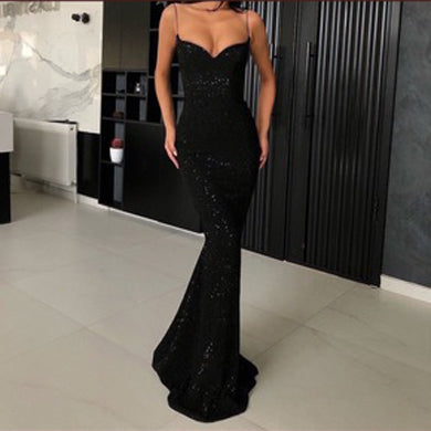 MELISSA sequin glitter prom dress