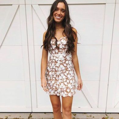CLAUDIA short lace dress