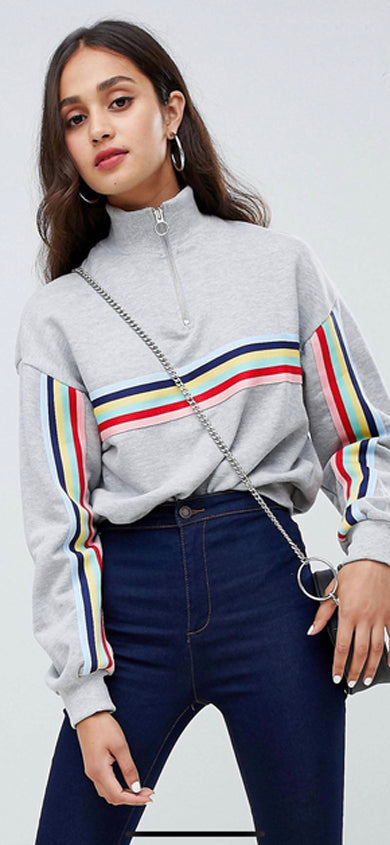 Turtleneck Zipper Sweater