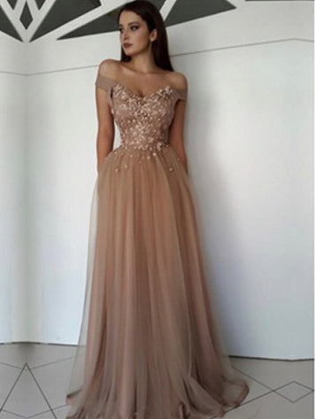 MARGRET tulle prom dress