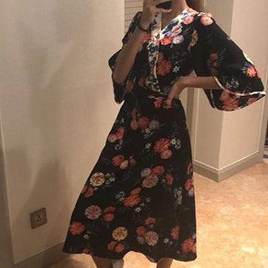 ERNAWATI flower dress