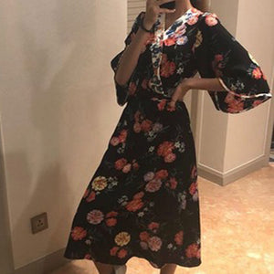 ERNAWATI flower dress