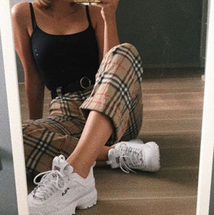 SERAH plaid pants