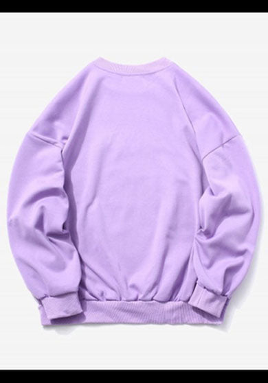 cotton plain sweater