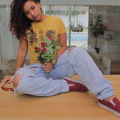 loose ripped jeans