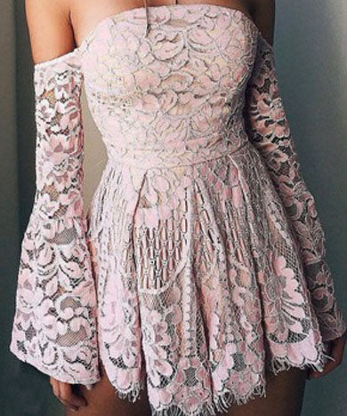 IRENE off shoulder lace dress