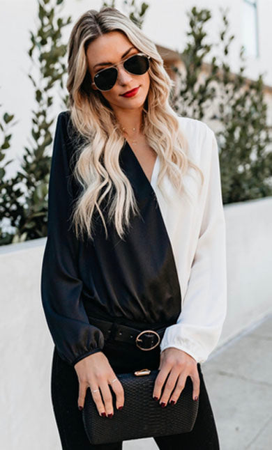 SHEILA v neck top