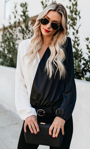 SHEILA v neck top