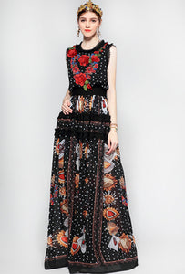 TASHA sleeveless prom dress