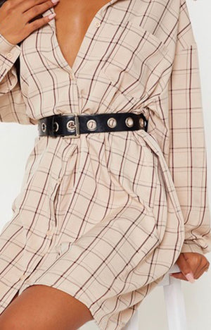 TERESA checkered dress