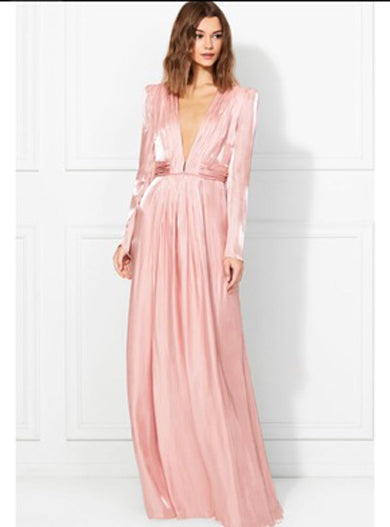SHARON long sleeve maxi dress