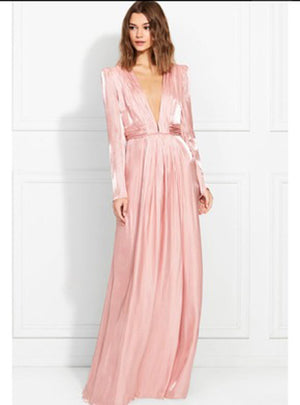 SHARON long sleeve maxi dress