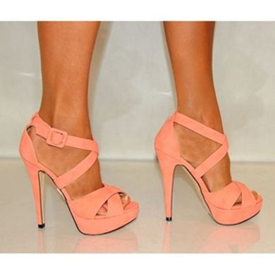 JASMINE  strap high heels
