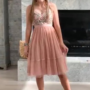 YUNI sleeveles short dress