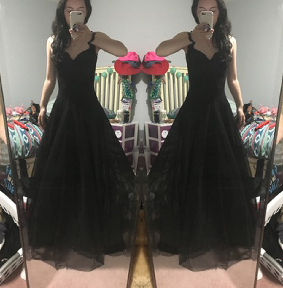 black Ball gown