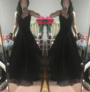 black Ball gown