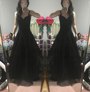 black Ball gown