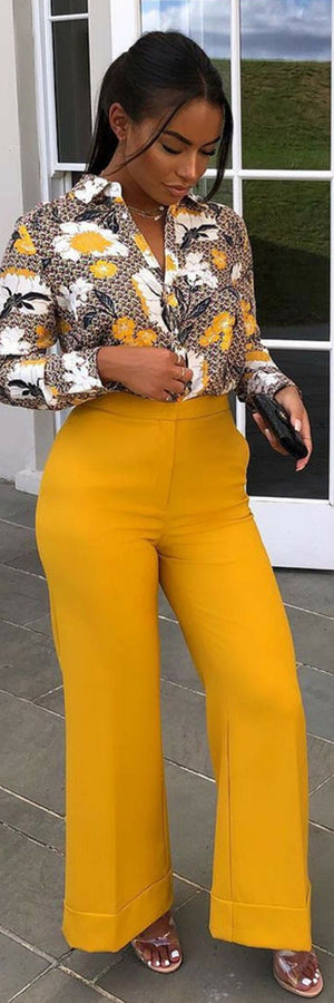 Bottom width pants