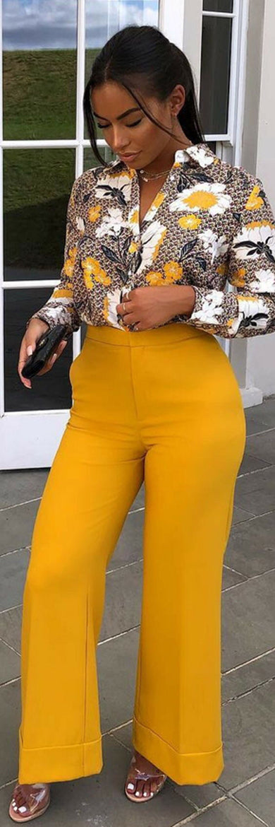 Bottom width pants