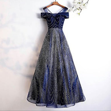 ELVIRA glitter prom dress