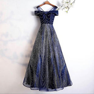 ELVIRA glitter prom dress