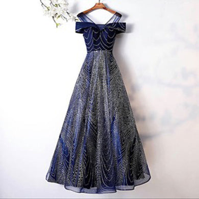 ELVIRA glitter prom dress