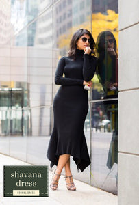Black Train dress