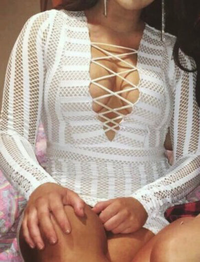 LILIANA bandage bodycon dress