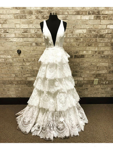 MYRA ruffle prom dress