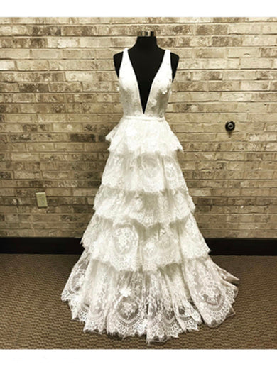 MYRA ruffle prom dress