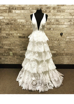 MYRA ruffle prom dress