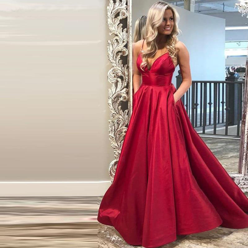 GLENDA satin dress