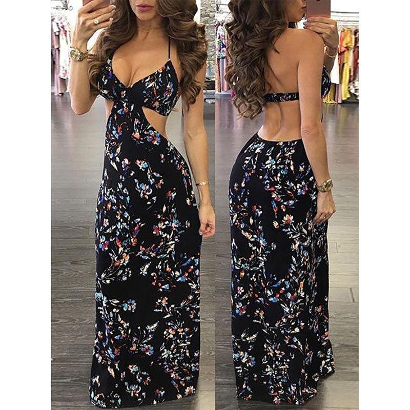 LUCILLE backless dress