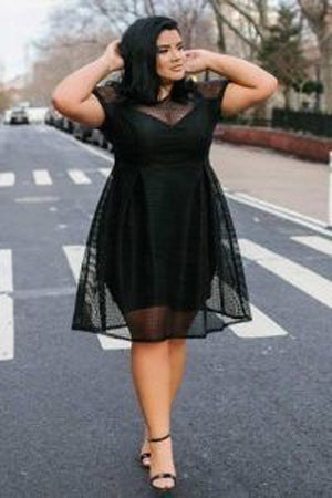WILLIE mesh prom dress