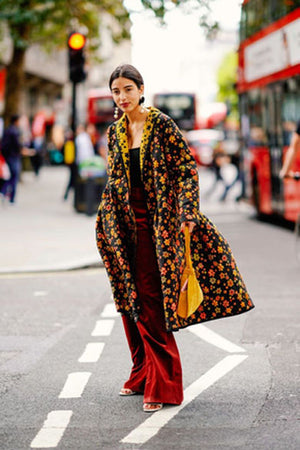 JENNIFER flower long coat
