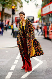 JENNIFER flower long coat