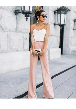 CAROLYN high waist flare pants