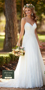 cute white bridal dress