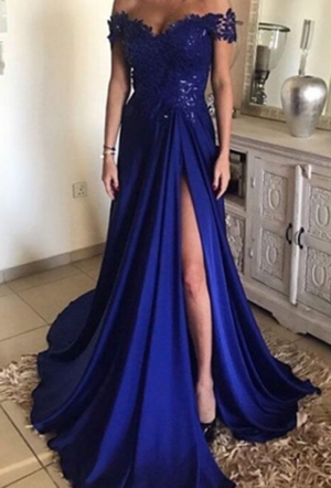 CELIA off shoulder prom dress